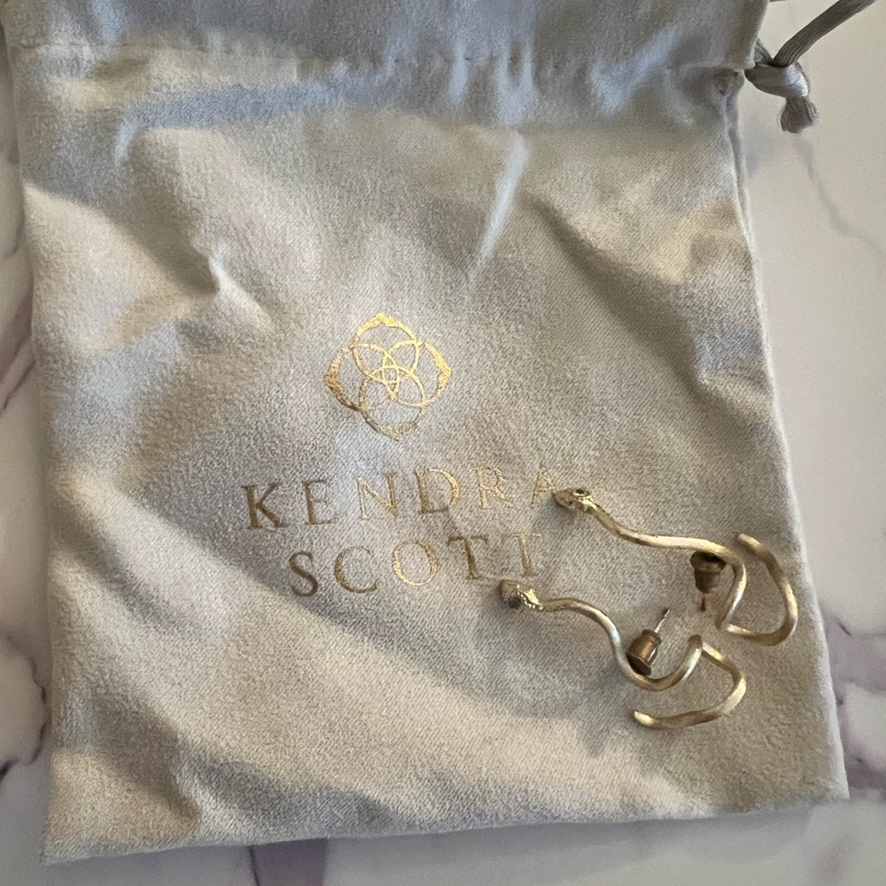 Kendra Scott snake phoenix ear climber earrings